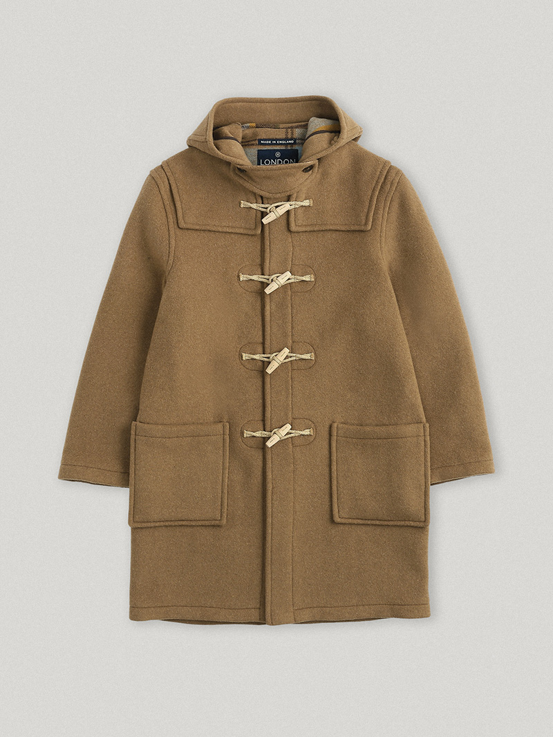 Camel Martin Duffle Coat By LONDON TRADITION