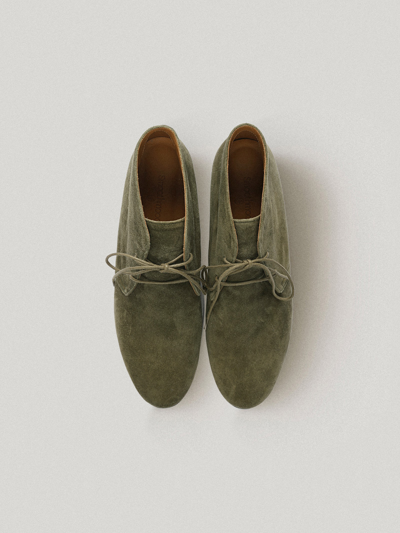 Jamie Suede Lace Up Loafer Khaki