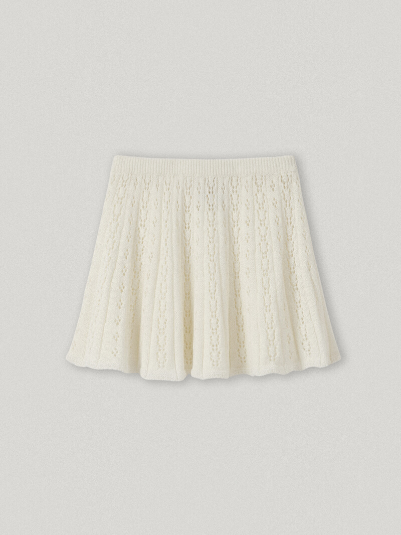 Nouvel Knit Skirt Ivory (3rd)